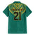 Jamaica Tribal Custom Football Hawaiian Shirt Green Style - Wonder Print Shop