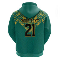 Jamaica Tribal Custom Football Hoodie Green Style - Wonder Print Shop