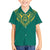 Jamaica Tribal Custom Football Kid Hawaiian Shirt Green Style - Wonder Print Shop
