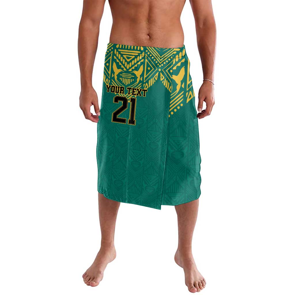 Jamaica Tribal Custom Football Lavalava Green Style - Wonder Print Shop