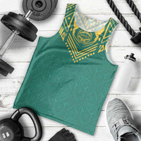 Jamaica Tribal Custom Football Men Tank Top Green Style - Wonder Print Shop