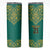 Jamaica Tribal Custom Football Skinny Tumbler Green Style - Wonder Print Shop