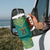 Jamaica Tribal Custom Football Tumbler With Handle Green Style - Wonder Print Shop