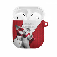 Hands Off Greenland AirPods Case Poland Bear with Flag