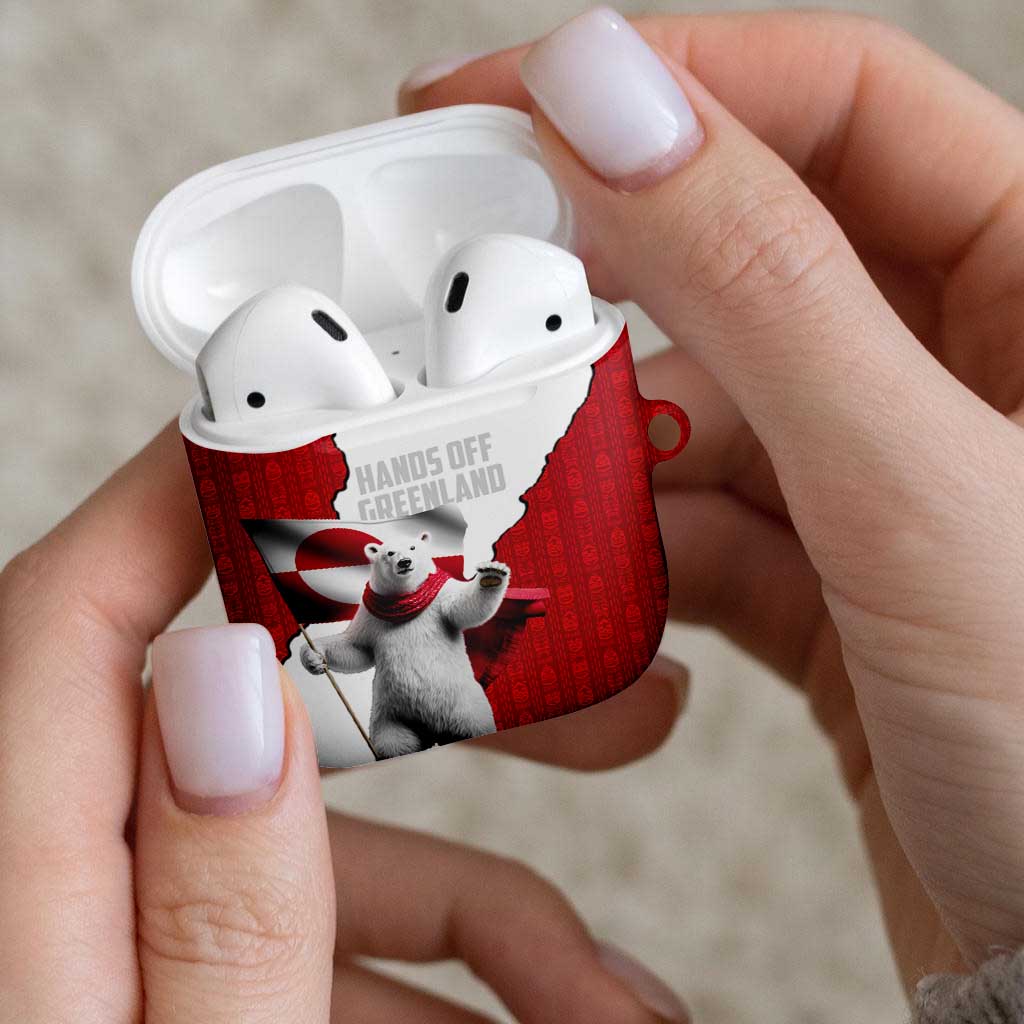 Hands Off Greenland AirPods Case Poland Bear with Flag