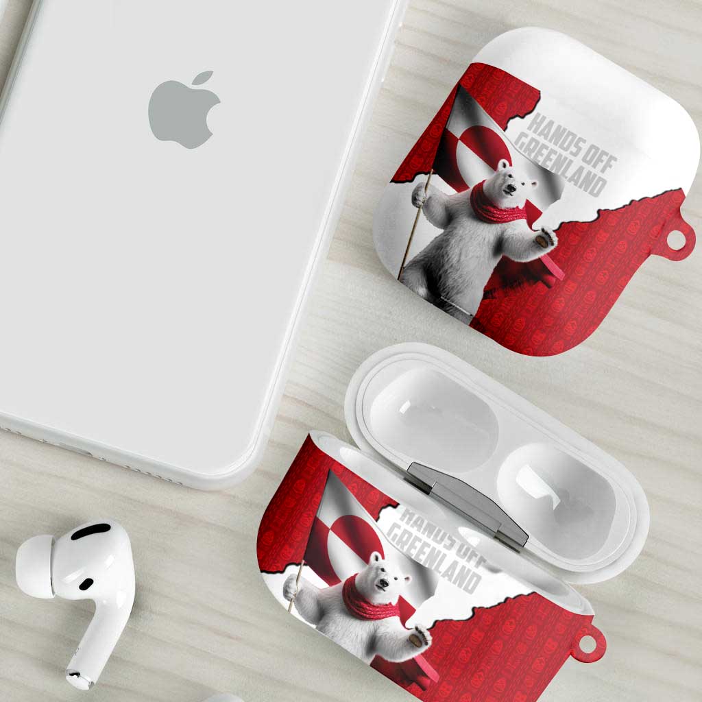 Hands Off Greenland AirPods Case Poland Bear with Flag