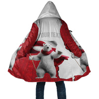 Hands Off Greenland Personalized Cloak Poland Bear with Flag