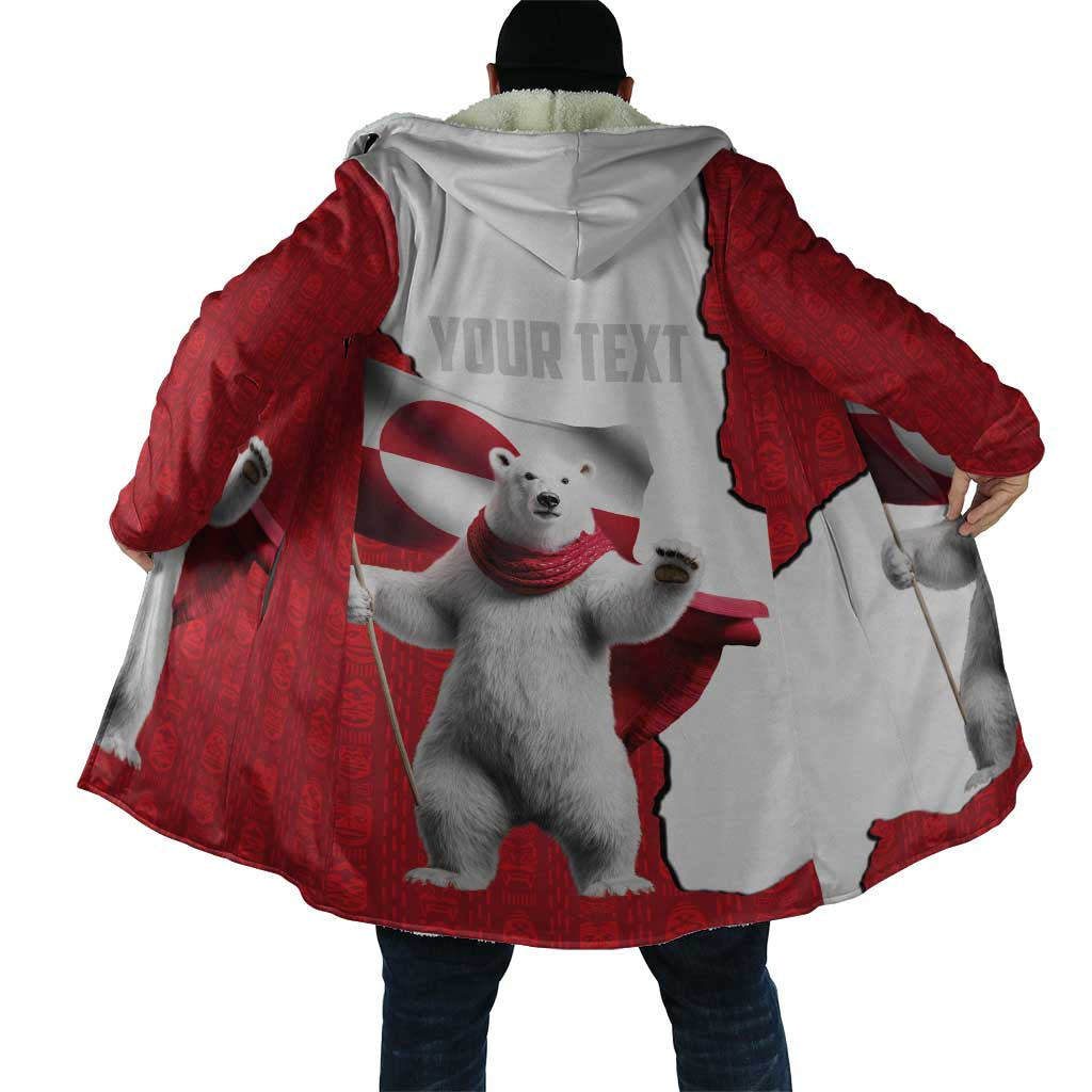 Hands Off Greenland Personalized Cloak Poland Bear with Flag