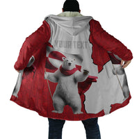 Hands Off Greenland Personalized Cloak Poland Bear with Flag