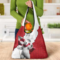 Hands Off Greenland Grocery Bag Poland Bear with Flag