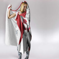 Hands Off Greenland Hooded Blanket Poland Bear with Flag
