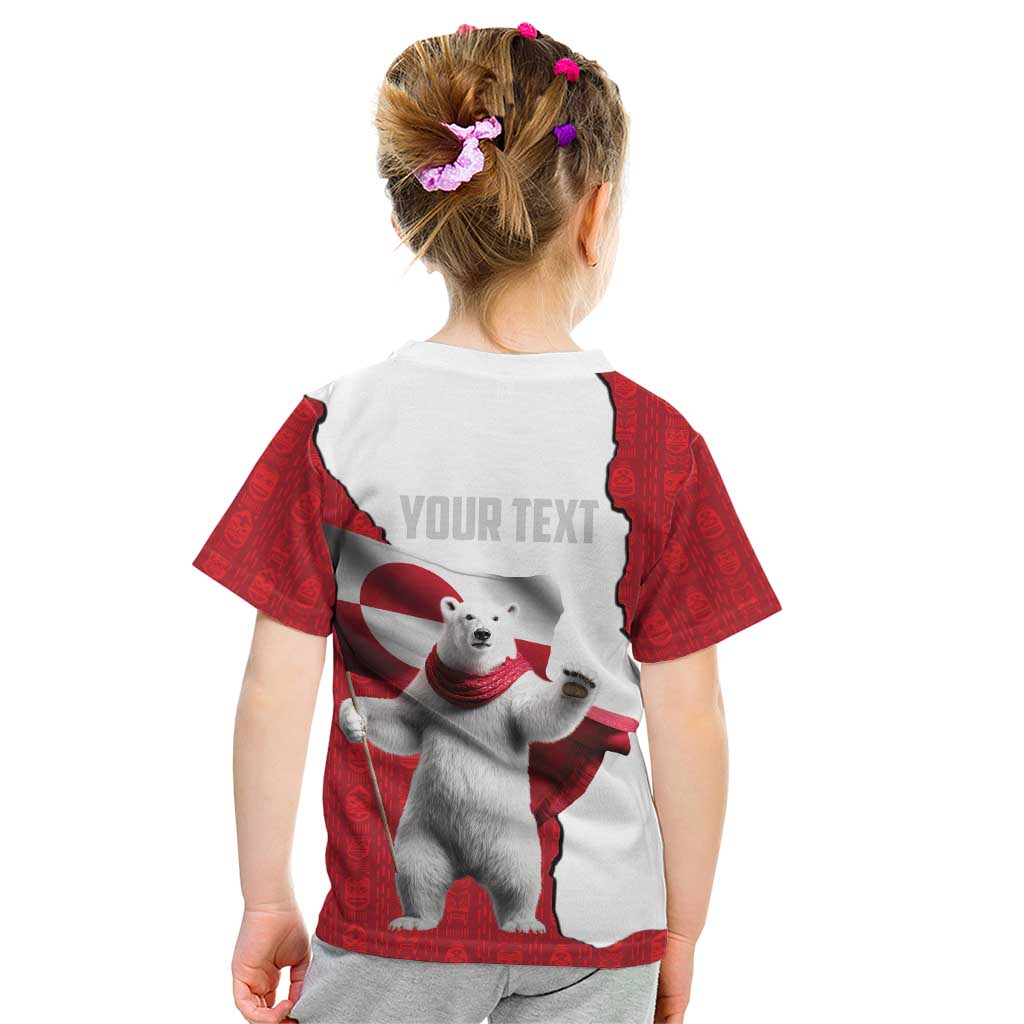 Hands Off Greenland Personalized Kid T Shirt Poland Bear with Flag