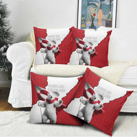 Hands Off Greenland Pillow Cover Poland Bear with Flag