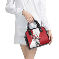 Hands Off Greenland Shoulder Handbag Poland Bear with Flag