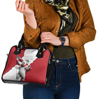 Hands Off Greenland Shoulder Handbag Poland Bear with Flag
