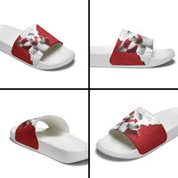 Hands Off Greenland Slide Sandals Poland Bear with Flag