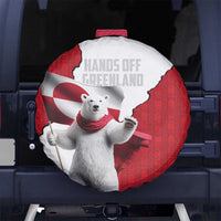 Hands Off Greenland Spare Tire Cover Poland Bear with Flag