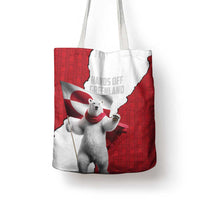 Hands Off Greenland Tote Bag Poland Bear with Flag