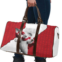 Hands Off Greenland Travel Bag Poland Bear with Flag