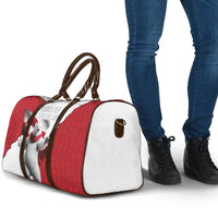 Hands Off Greenland Travel Bag Poland Bear with Flag