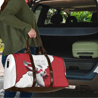 Hands Off Greenland Travel Bag Poland Bear with Flag