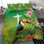 Brazil Rio-Toucan Bird Personalized Bedding Set Tropical Flowers