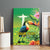 Brazil Rio-Toucan Bird Personalized Canvas Wall Art Tropical Flowers