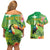 Brazil Rio-Toucan Bird Personalized Couples Matching Off Shoulder Short Dress and Hawaiian Shirt Tropical Flowers