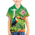 Brazil Rio-Toucan Bird Personalized Family Matching Off The Shoulder Long Sleeve Dress and Hawaiian Shirt Tropical Flowers