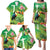 Brazil Rio-Toucan Bird Personalized Family Matching Puletasi and Hawaiian Shirt Tropical Flowers