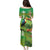 Brazil Rio-Toucan Bird Personalized Family Matching Puletasi and Hawaiian Shirt Tropical Flowers