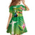 Brazil Rio-Toucan Bird Personalized Family Matching Short Sleeve Bodycon Dress and Hawaiian Shirt Tropical Flowers