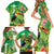 Brazil Rio-Toucan Bird Personalized Family Matching Short Sleeve Bodycon Dress and Hawaiian Shirt Tropical Flowers