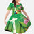Brazil Rio-Toucan Bird Personalized Family Matching Tank Maxi Dress and Hawaiian Shirt Tropical Flowers