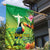 Brazil Rio-Toucan Bird Personalized Garden Flag Tropical Flowers