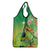 Brazil Rio-Toucan Bird Personalized Grocery Bag Tropical Flowers