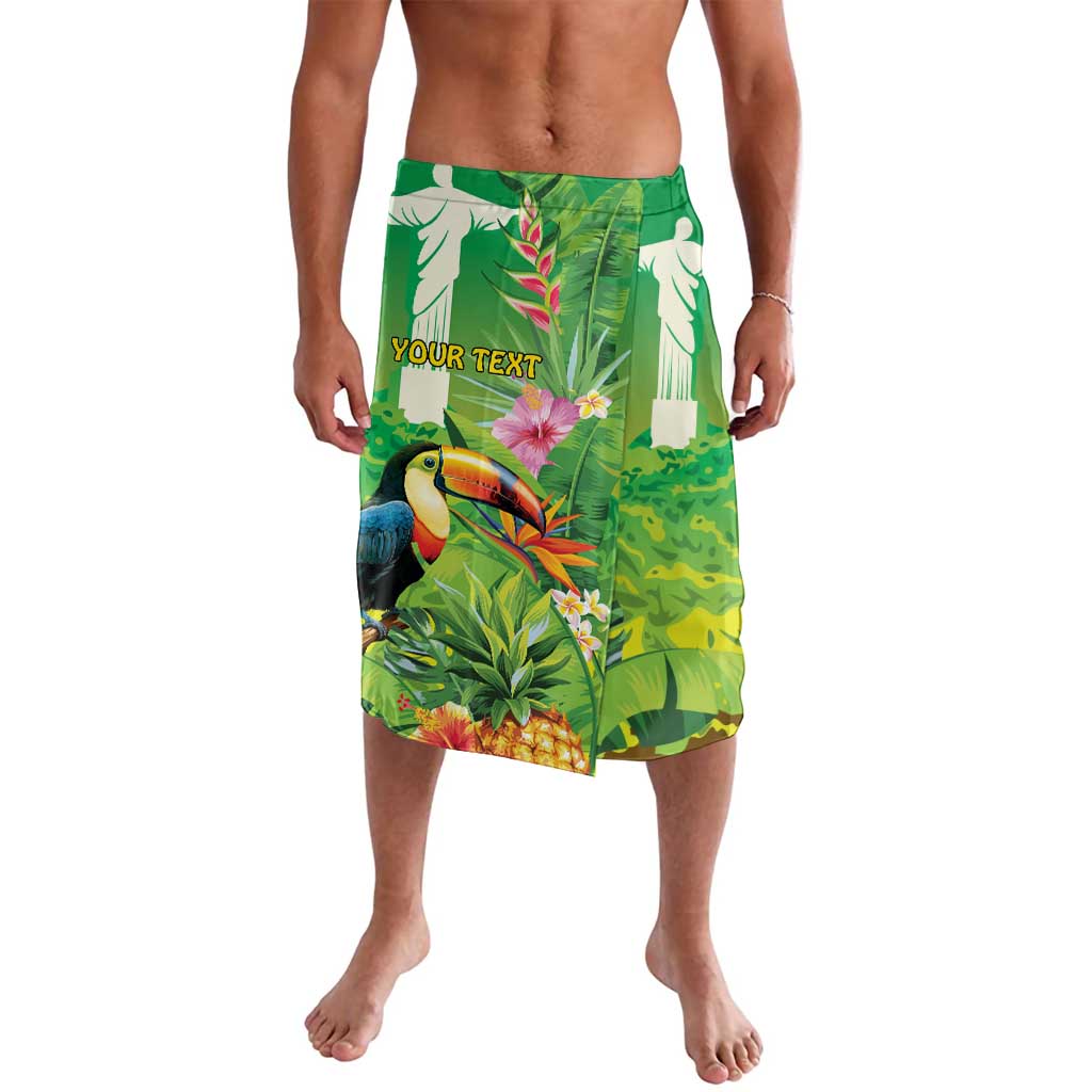 Brazil Rio-Toucan Bird Personalized Lavalava Tropical Flowers