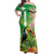 Brazil Rio-Toucan Bird Personalized Off Shoulder Maxi Dress Tropical Flowers