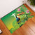 Brazil Rio-Toucan Bird Personalized Rubber Doormat Tropical Flowers