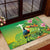 Brazil Rio-Toucan Bird Personalized Rubber Doormat Tropical Flowers