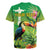 Brazil Rio-Toucan Bird Personalized Rugby Jersey Tropical Flowers