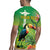 Brazil Rio-Toucan Bird Personalized Rugby Jersey Tropical Flowers