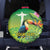 Brazil Rio-Toucan Bird Personalized Spare Tire Cover Tropical Flowers