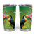 Brazil Rio-Toucan Bird Personalized Tumbler Cup Tropical Flowers