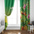 Brazil Rio-Toucan Bird Personalized Window Curtain Tropical Flowers
