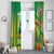 Brazil Rio-Toucan Bird Personalized Window Curtain Tropical Flowers