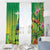 Brazil Rio-Toucan Bird Personalized Window Curtain Tropical Flowers