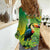 Brazil Rio-Toucan Bird Personalized Women Casual Shirt Tropical Flowers