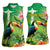 Brazil Rio-Toucan Bird Personalized Women Sleeveless Polo Shirt Tropical Flowers