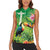 Brazil Rio-Toucan Bird Personalized Women Sleeveless Polo Shirt Tropical Flowers